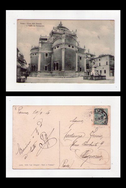 Cartolina / postcard PARMA - Chiesa della Steccata e Piazza …