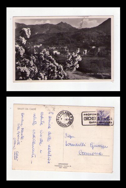 Cartolina / postcard CALDE' (Castelveccana - Varese) Panorama