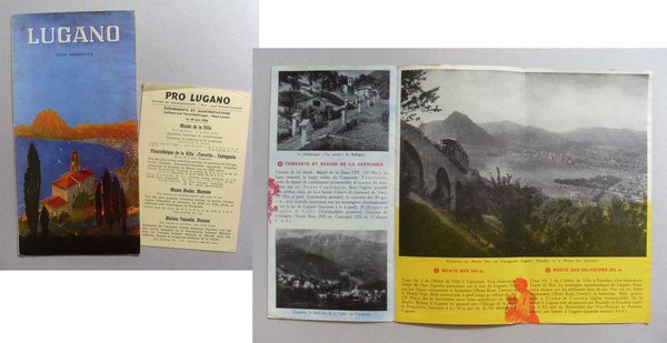 Brochure "LUGANO Suisse Meridionale" in Francese