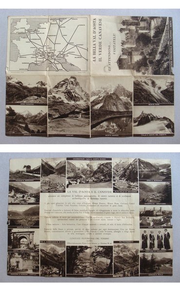 Brochure "La bella Val D´Aosta il verde Canavese. Comitato Provinciale …