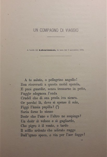 *STOPPANI ANTONIO: Nelle faustissime nozze Rossi - Bozzotti. Ricordo del …