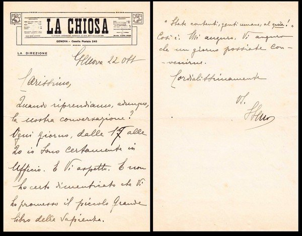 Flavia Steno nata Amelia Cottini Osta. (Lugano, 1877 – Genova, …