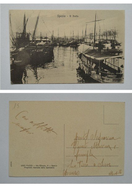 Cartolina / postcard SPEZIA - Il Porto. Ed.Ugo Pucci