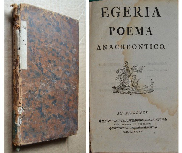 EGERIA. Poema anacreontico. 1773