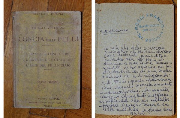 *VENTUROLI GIUSEPPE - Manuale Hoepli. Concia delle pelli. L'arte del …