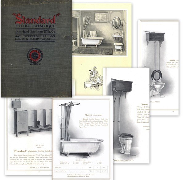 Standard. Porcelain enameled baths and sanitary appliances. Export catalogue. Standard …