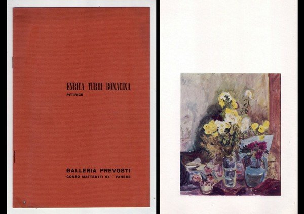 Brochure ENRICA TURRI BONACINA Pittrice. Galleria Prevosti - Varese 1968