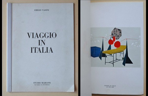 *EMILIO TADINI Viaggio in Italia, Studio Marconi - Milano. Ottobre 1971