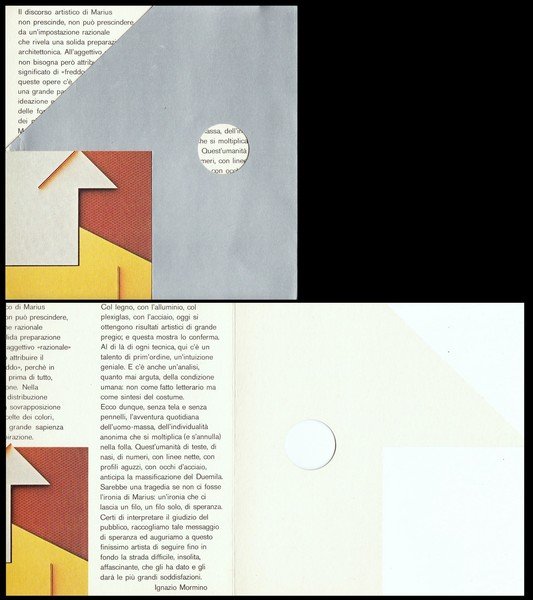 *Marius Mario Panciroli. Galleria De Cristoforis Milano. 15 gennaio, 10 …