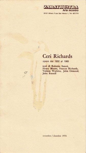 *Ceri Richards. Opere dal 1932 al 1965. Testi di Roberto …