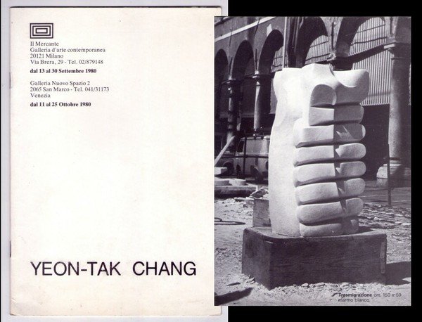 *Catalogo Mostra YEON - TAK CHANG. Il Mercante Galleria d'arte …