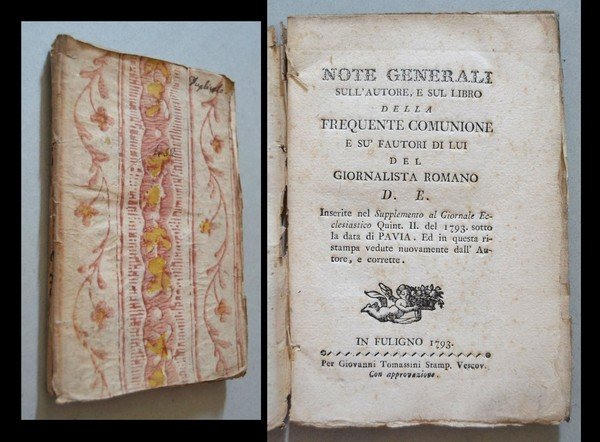 Note generali sull'autore e sul libro della frequente comunione e …