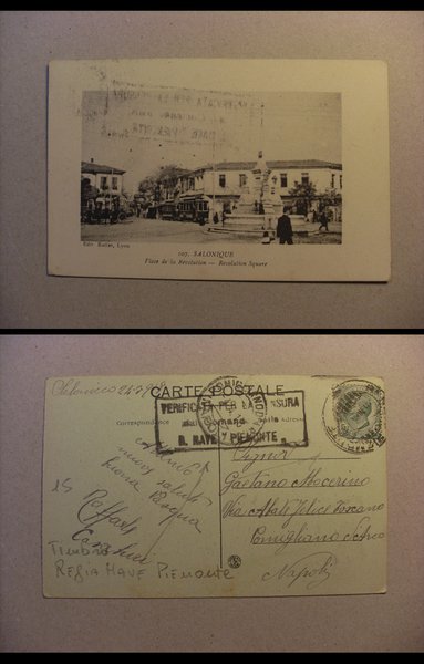 Cartoncino manoscritto e firmato Giorgio Enrico Falck 1942 (Timbro Verificato …
