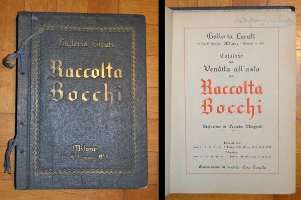 *Catalogo della vendita all'asta della Raccolta Bocchi. Prefazione di Aurelio …