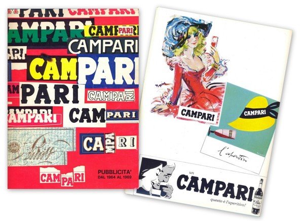 Campari. Pubblicità dal 1964 al 1969. Marangolo.