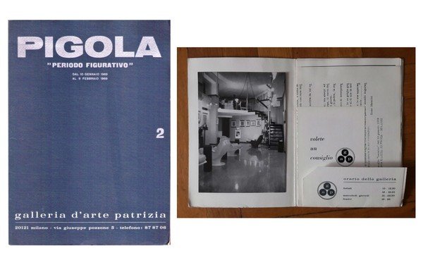 *Catalogo RINALDO PIGOLA "Periodo figurativo" 10 gennaio 1969. Galleria d'Arte …