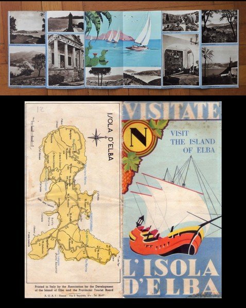 Brochure Visitate l'Isola d'Elba - Visit the Island of Elba.