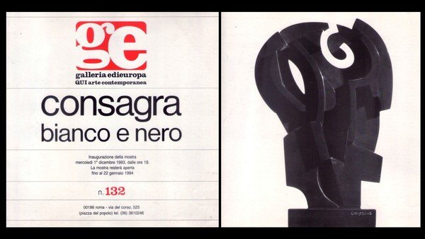 *Invito PIETRO CONSAGRA Bianco e nero - QUI Arte Contemporanea …