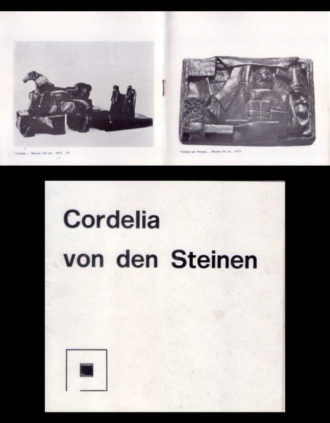 Opuscolo mostra CORDELIA VON DEN STEINEN. Vismara Arte Contemporanea Milano. …