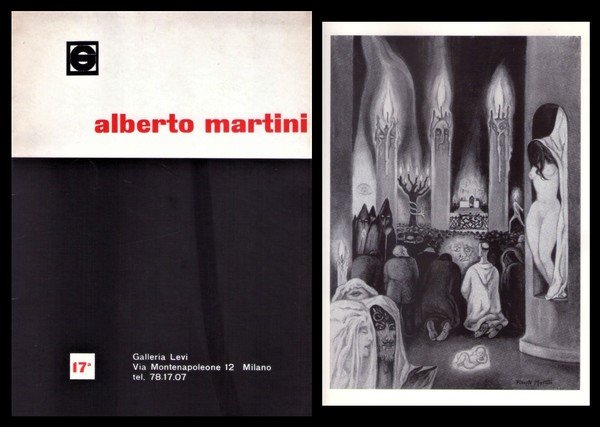 Catalogo mostra n.17 Alberto Martini. Galleria Levi Milano 1964.