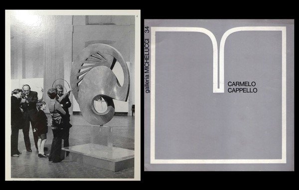 Catalogo mostra Carmelo Cappello. Galleria Michelucci Firenze 1976.