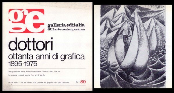 GERARDO DOTTORI ottanta anni di grafica 1895-1975. Galleria Editalia QUI …