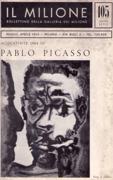 Bollettino della Galleria Il Milione n.105. Acquatinte 1964 di PABLO …