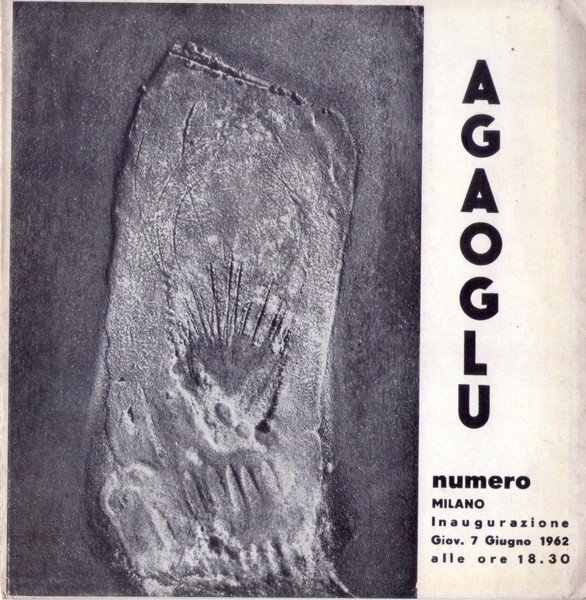 *Brochure 11° mostra TEKTAS AGAOGLU. Galleria NUMERO - Milano dal …
