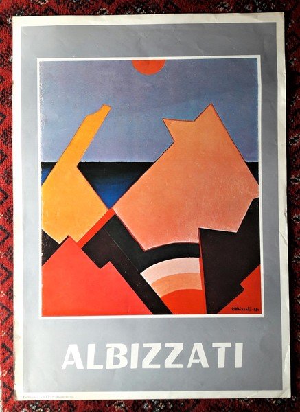 Manifesto PIERO ALBIZZATI. Edizioni ARTES - Bomporto