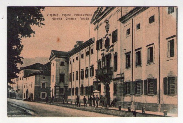 Cartolina/postcard Vippacco - Vipava - Piazza Venezia - Caserma - …