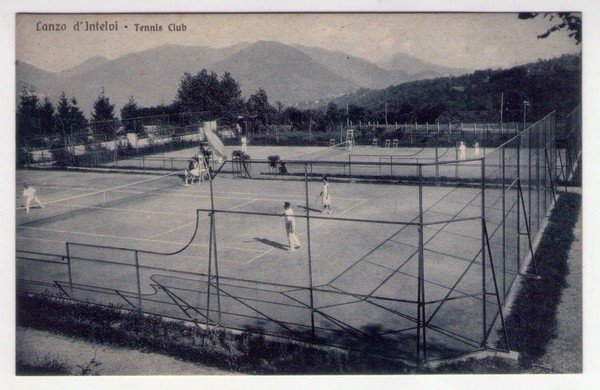 Cartolina/postcard Lanzo d'Intelvi (Como) Tennis Club