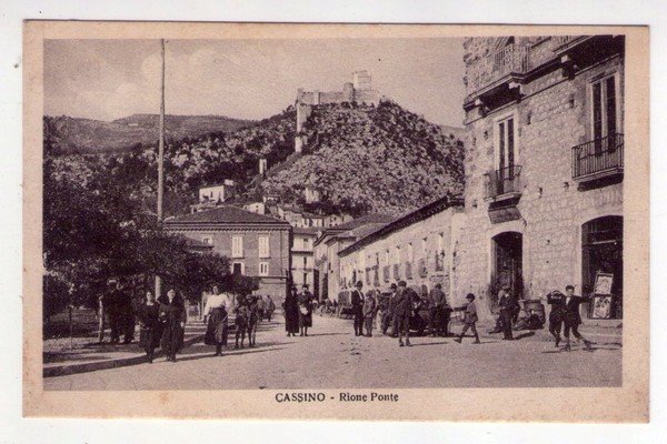 Cartolina/postcard CASSINO (Frosinone) - Rione Ponte