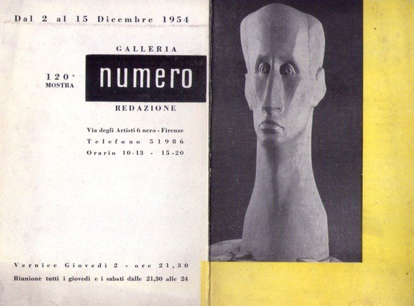 Brochure 120° mostra DAVID MALCHIN. Galleria NUMERO - Milano dal …