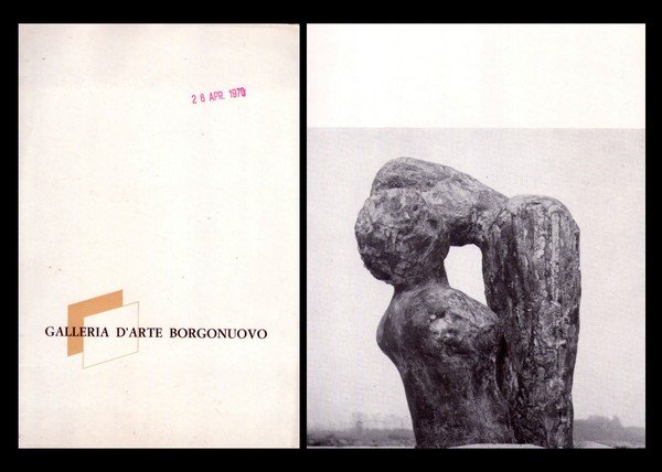 *Catalogo mostra Harry P. Rosenthal scultore. Galleria d'Arte Borgonuovo - …