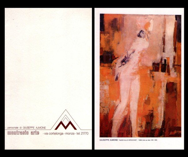 *Mostra personale di GIUSEPPE AJMONE. Galleria Montrasio Arte - Monza …