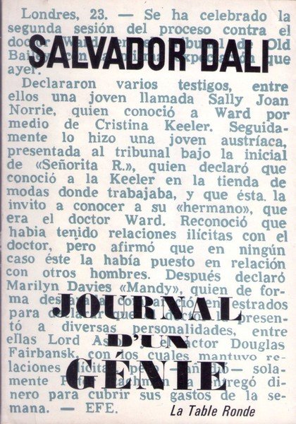 Salvador Dalí - Journal d'un Genie. Introduction et notes de …