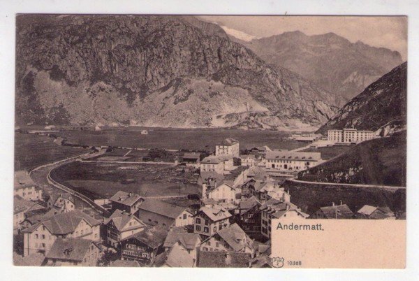 Cartolina/postcard Andermatt.