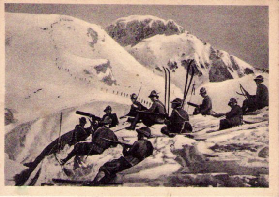 Cartolina Militare Alpini Italiani. MANOVRE 1940 ca. Al retro scritto …