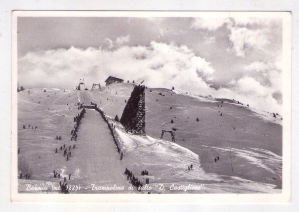 Cartolina/postcard Bormio (Sondrio) - Trampolino di salto "D. Castiglioni"