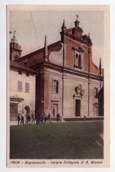 Cartolina/postcard Bagnacavallo (Ravenna). Insigne Collegiata di S. Michele