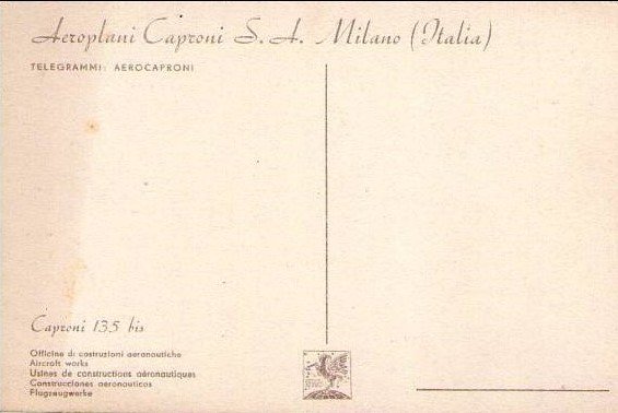 Cartolina Militare Aeroplano Caproni S.A.Milano - Telegrammi Aerocaproni ill.Gianpaolo