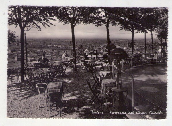 Cartolina/postcard Tortona (Alessandria) Panorama dal ritrovo Castello.
