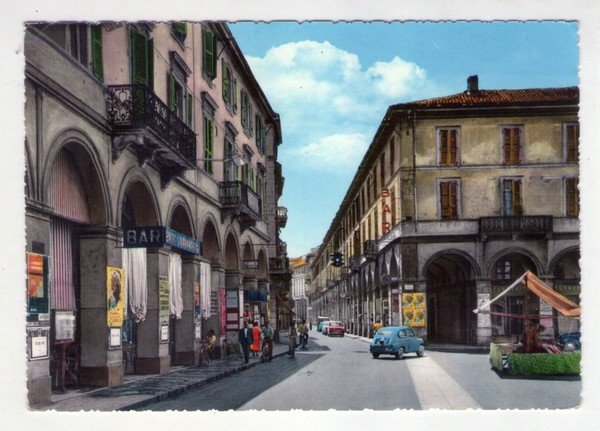 Cartolina/postcard Tortona (Alessandria) Via Emilia. 1960
