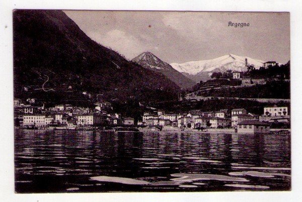Cartolina/postcard Argegno (Como). 1927