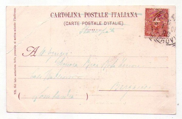 Cartolina/postcard Roma - Borgo Nuovo (alluvionata).