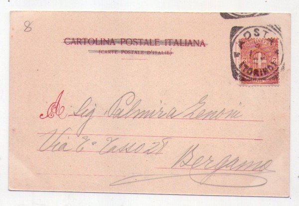 Cartolina/postcard Bard - Il forte e il villaggio. 1900 ca.