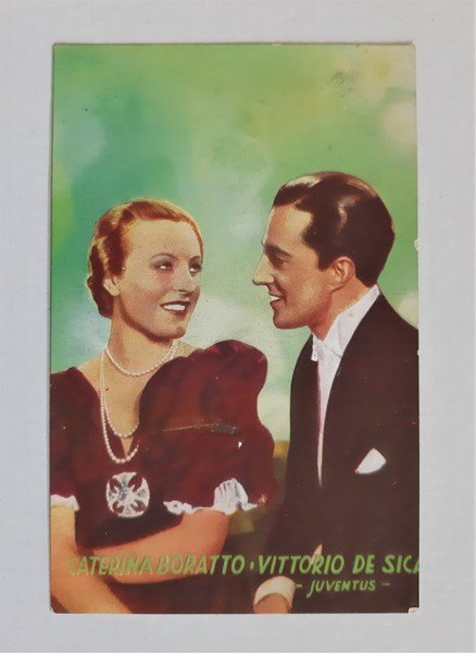 Cartolina HANNO RAPITO UN UOMO con Vittorio De Sica e …