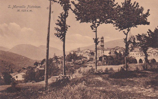 Cartolina San Marcello Pistoiese (Pistoia). 1912