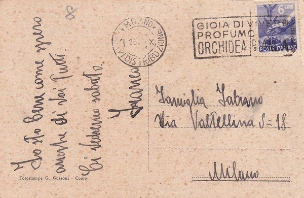 Cartolina Carugo (Como) - Panorama.