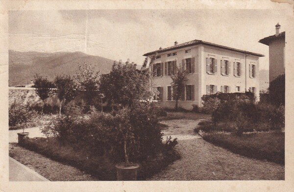 Cartolina Villa di Salute "Ancelle della Carità". Mompiano (Brescia) 1949